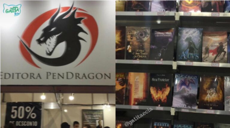 Estande da Editora PenDragon durante a Bienal do Livro de 2017/ Foto: Gatita & CIA