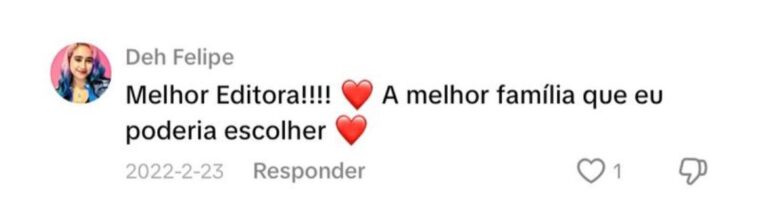 Capturas de tela de interações entre escritores e a Editora PenDragon/ Foto: TikTok @ editorapendragon