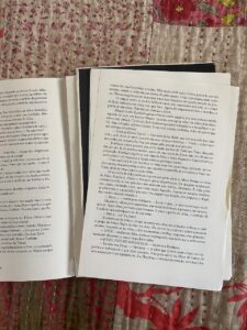 Fotos de um dos livros que chegaram danificados da gráfica/ Foto: Acervo pessoal da escritora Lúcia Lemos